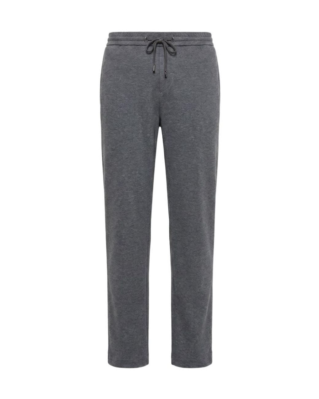 Peserico Gray Drawstring Sweatpants for men
