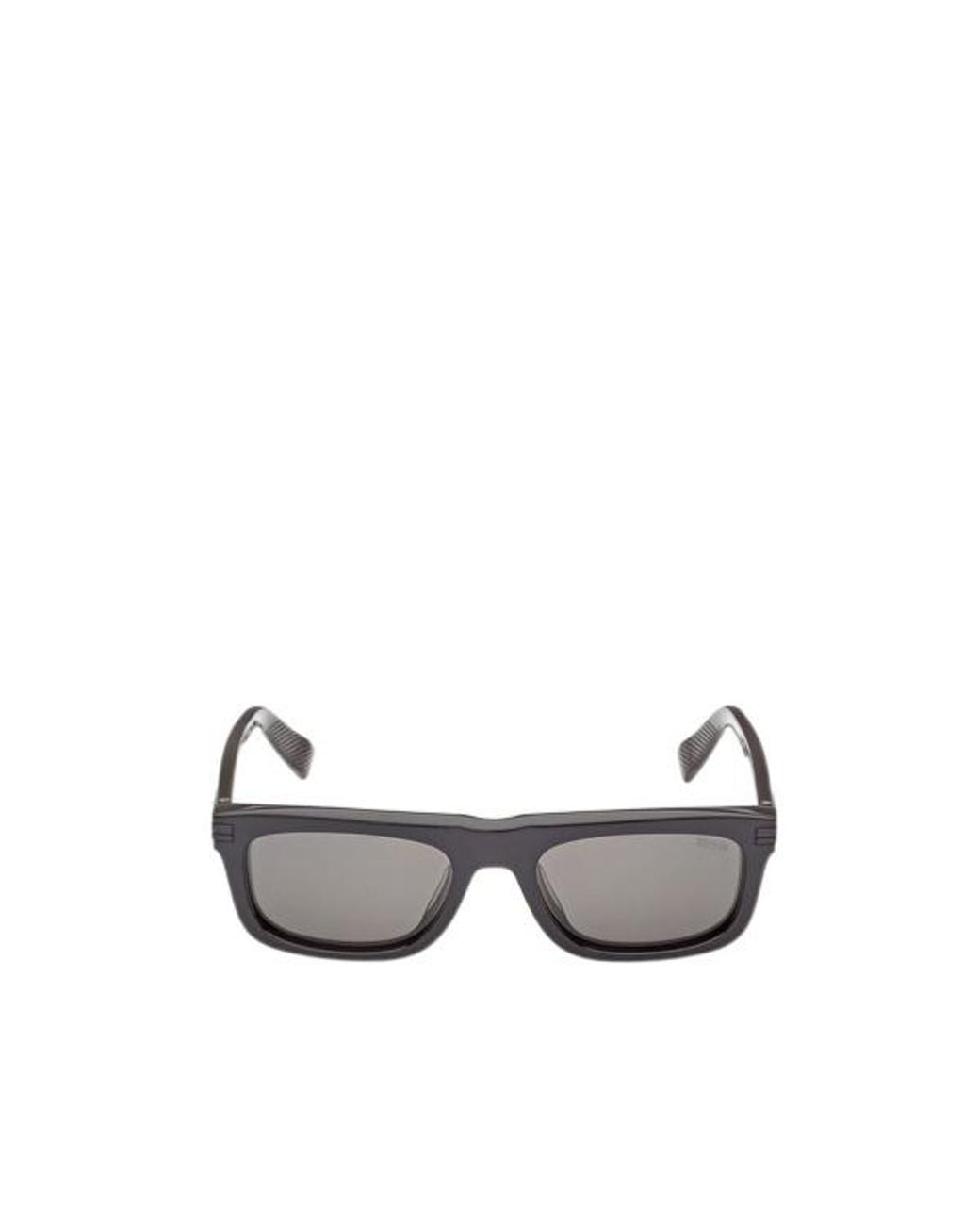 Zegna White Ez 0301 Rectangular Sunglasses for men