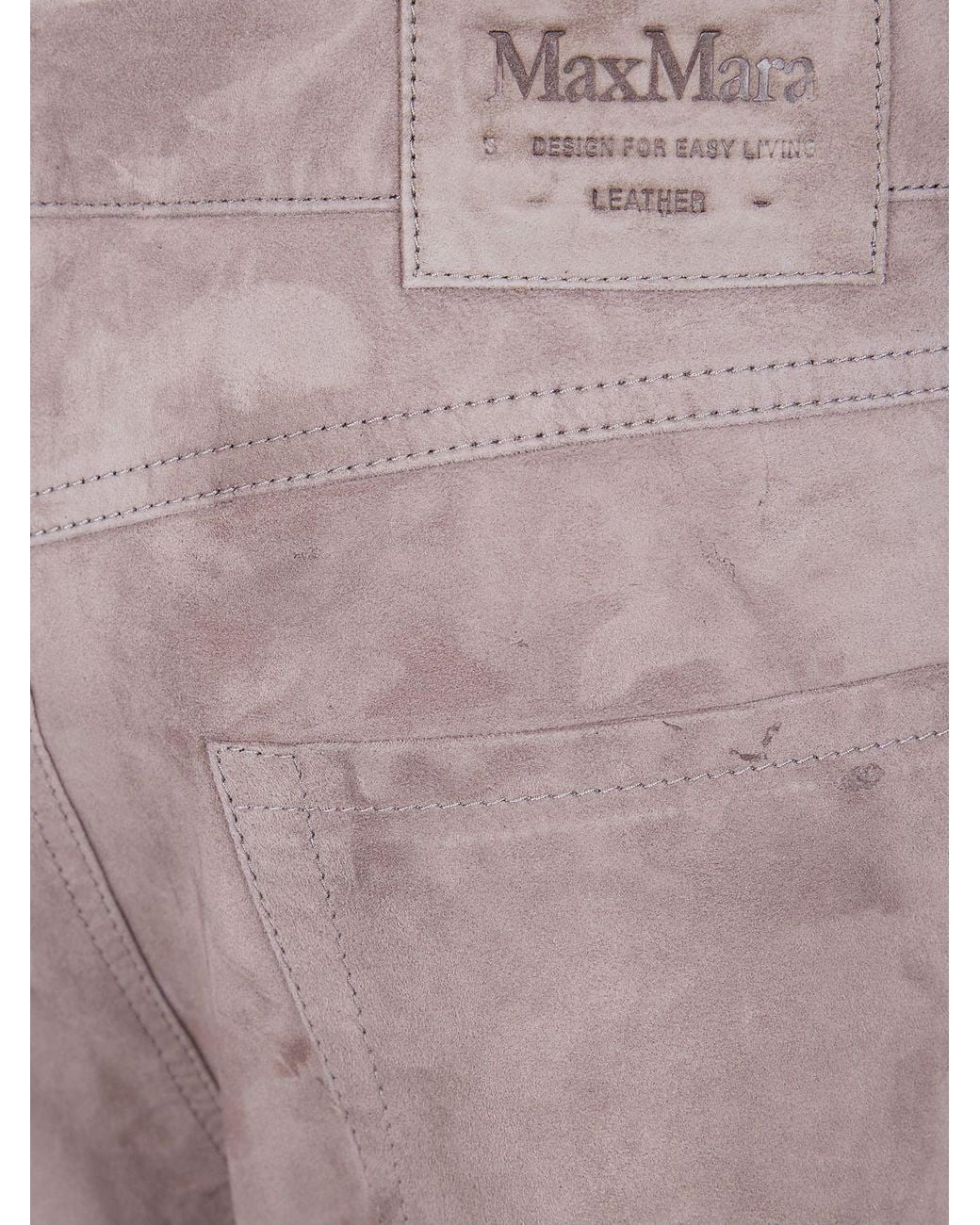 Max Mara Gray 'S Fulmine Straight Leg Pants