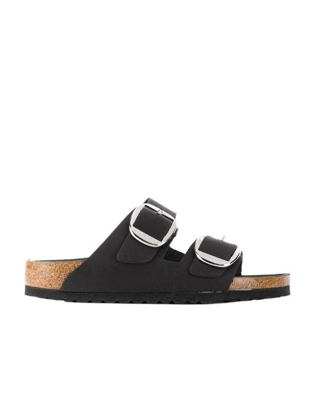 Birkenstock Black Arizona Big Buckle Slides