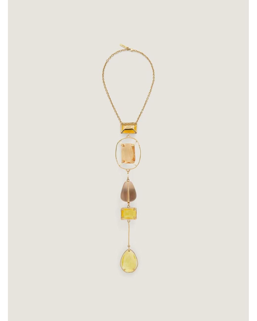 Givenchy White Drop Necklace