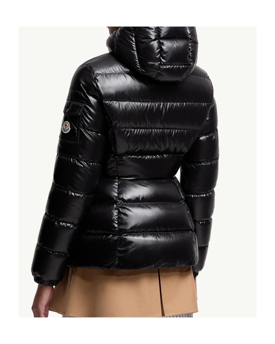 Moncler Black Barante Hooded Short Down Jacket
