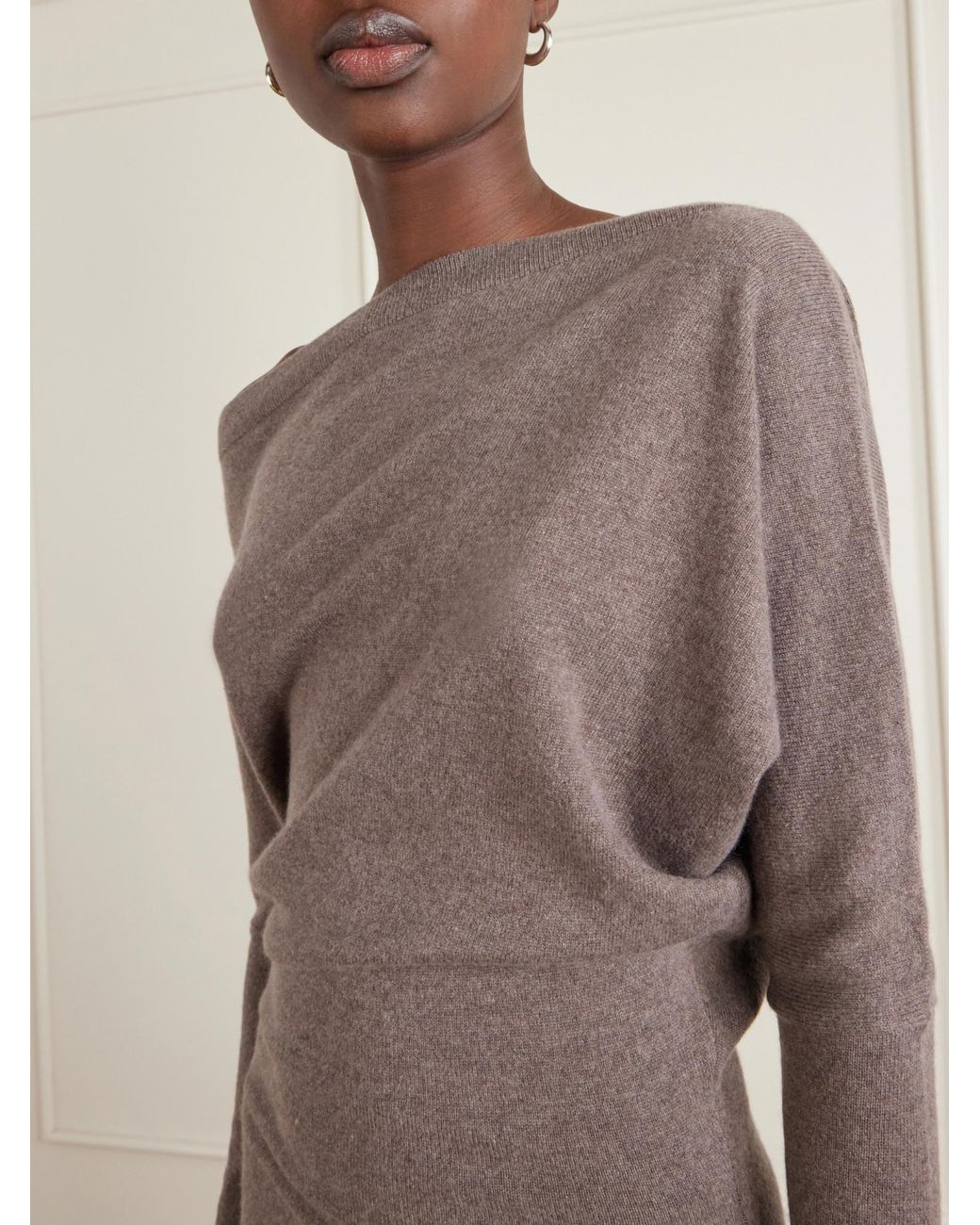Altuzarra Brown Cashmere Maxi Dress
