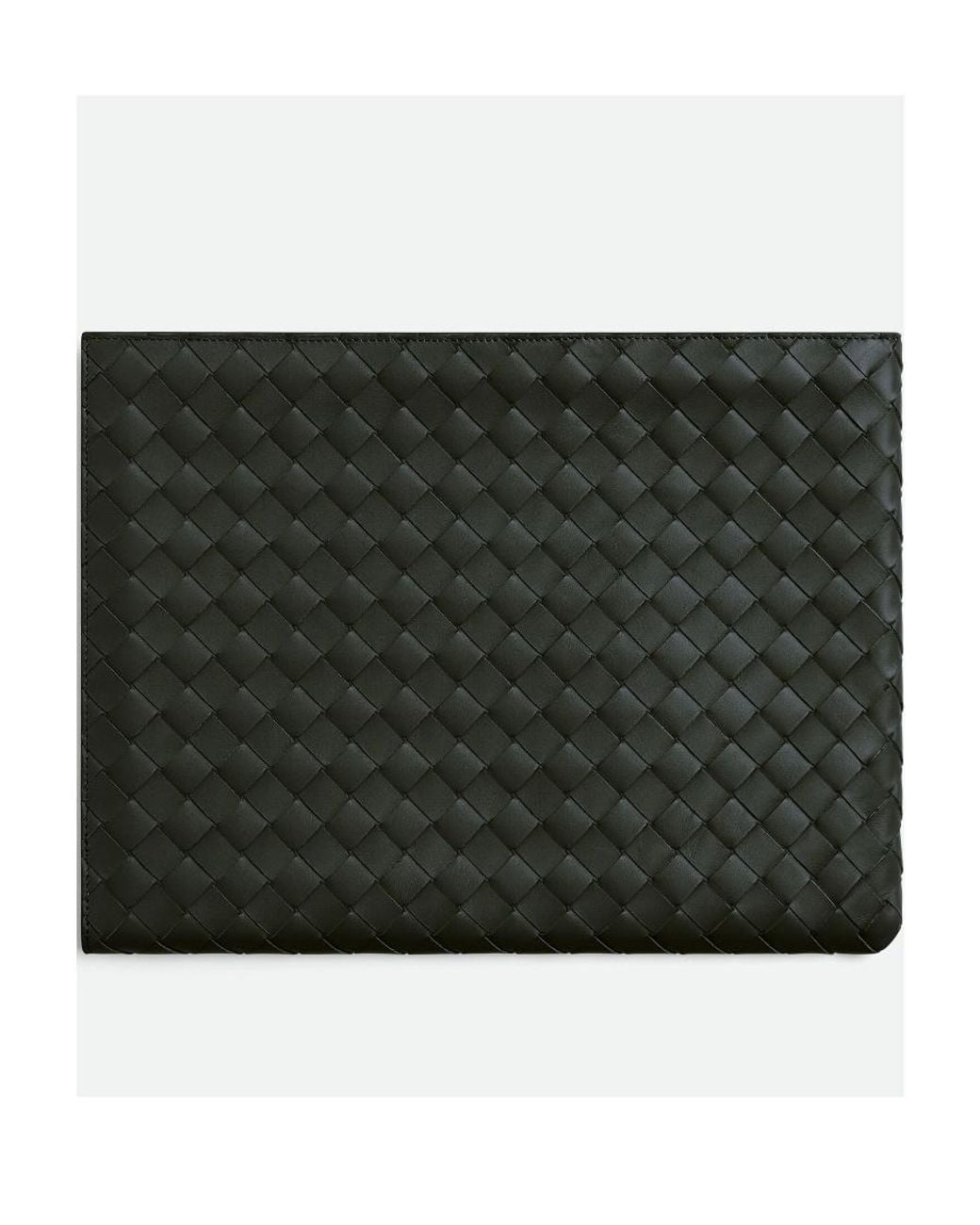 Bottega Veneta Black Intrecciato Document Case for men
