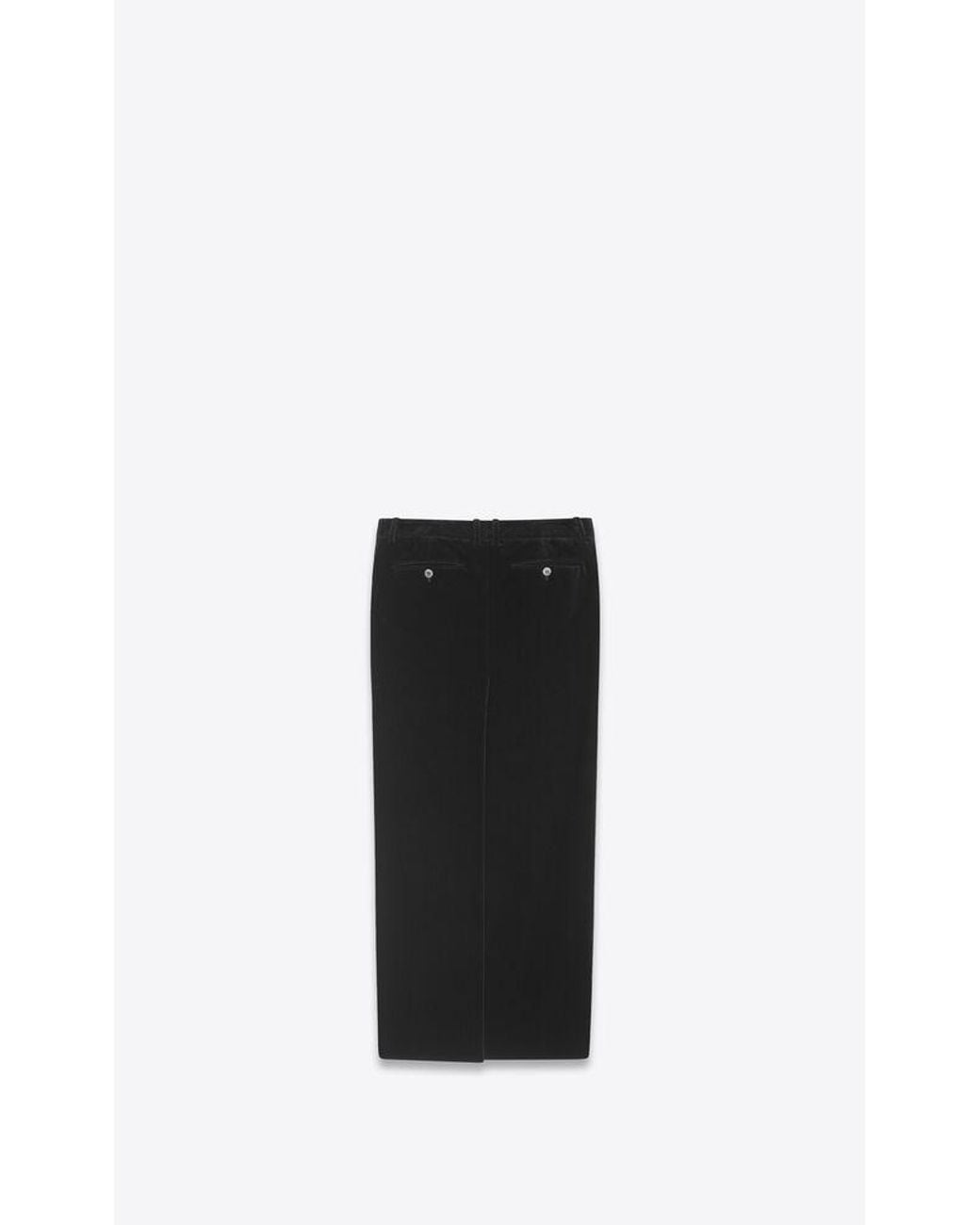 Saint Laurent Black Long Skirt
