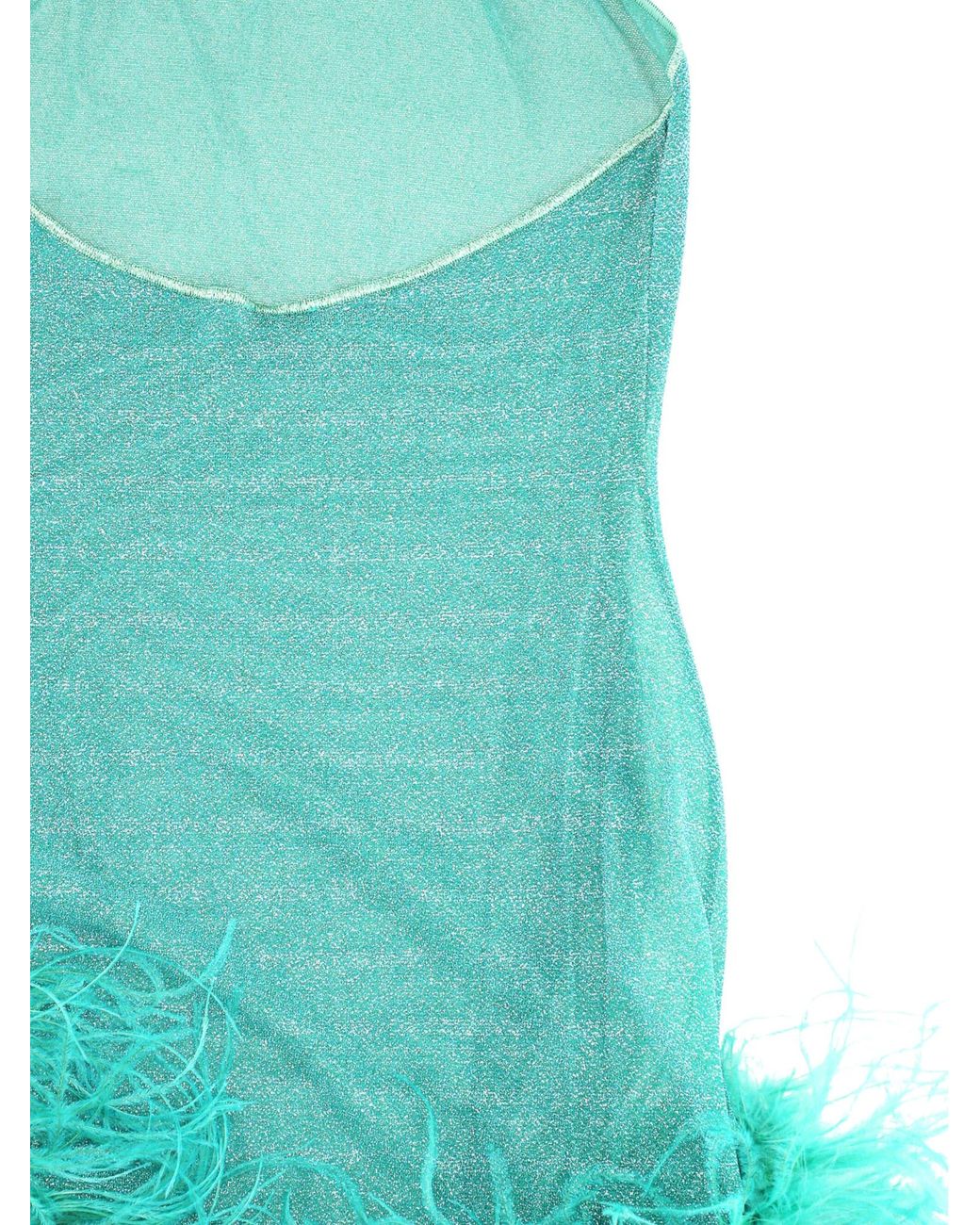 Oseree Blue Backless Mini Dress
