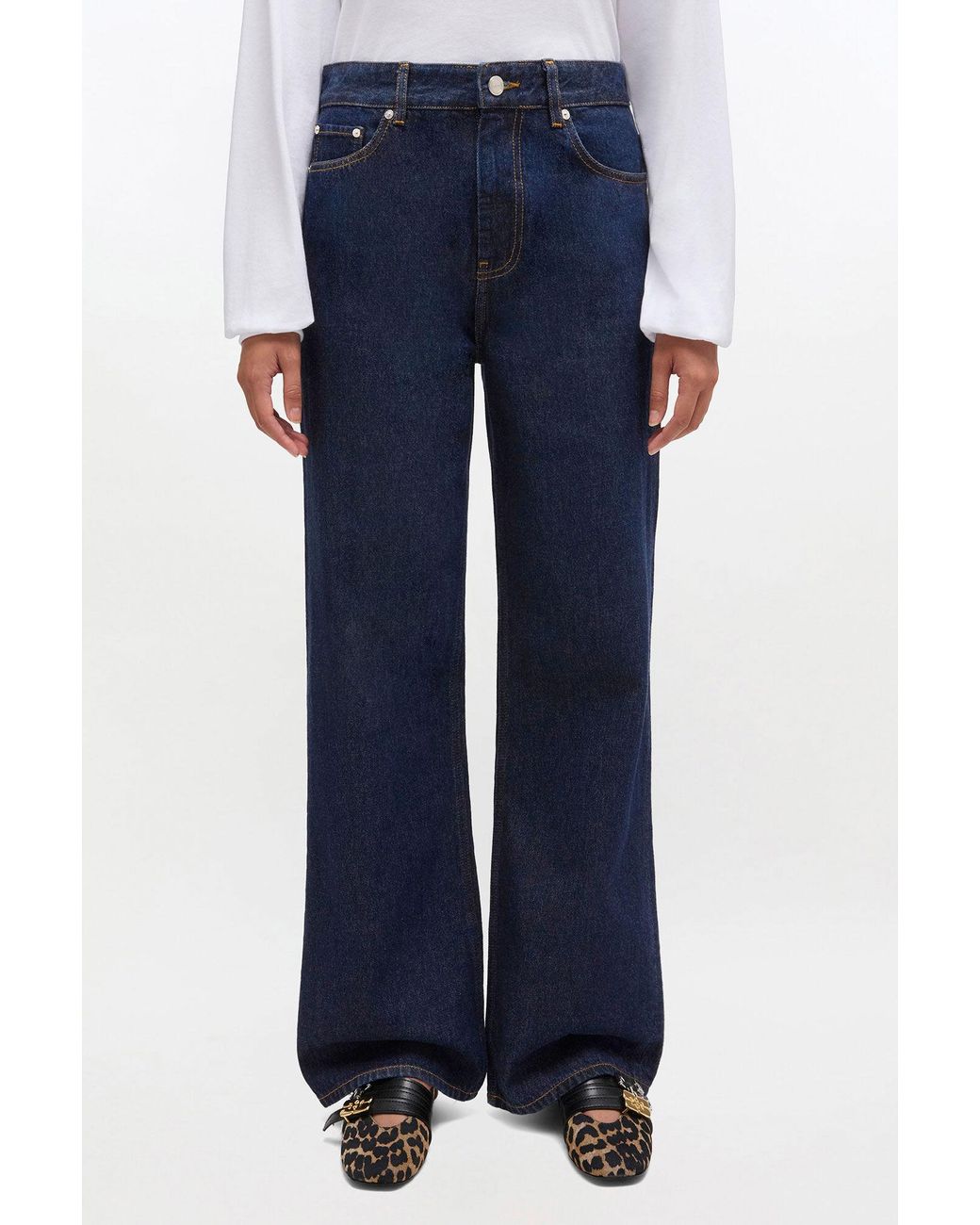 Ganni Blue Lari Jeans