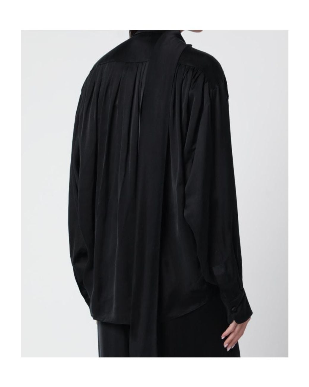 ANDAMANE Black Mathilda Blouse