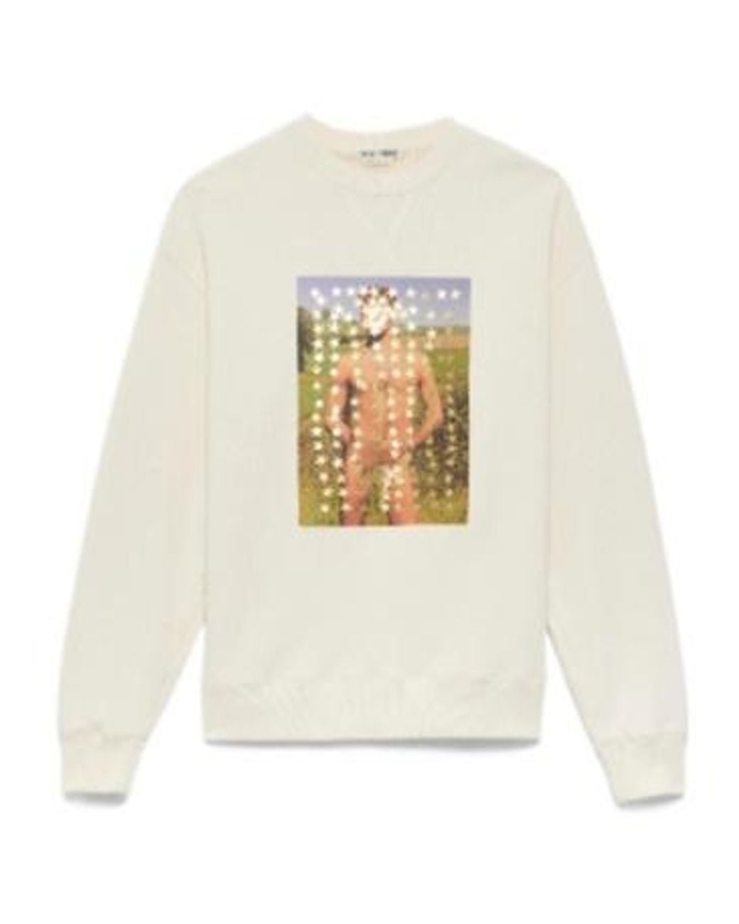 J.W. Anderson White Jw Anderson Star Printed Sweatshirt for men