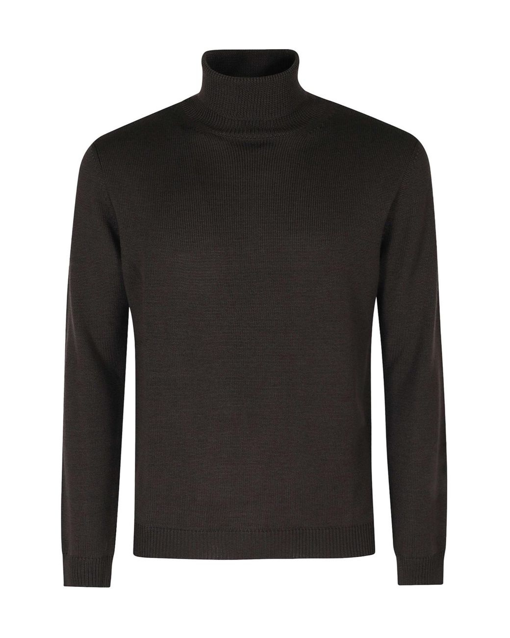 Roberto Collina Black Turtleneck Sweater for men