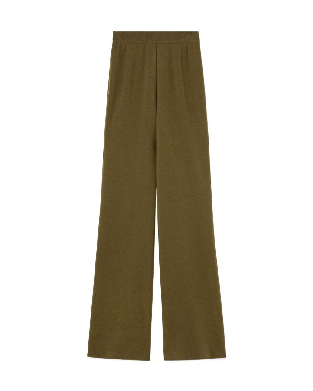 Loro Piana Green Elastic Waist Casual Pants