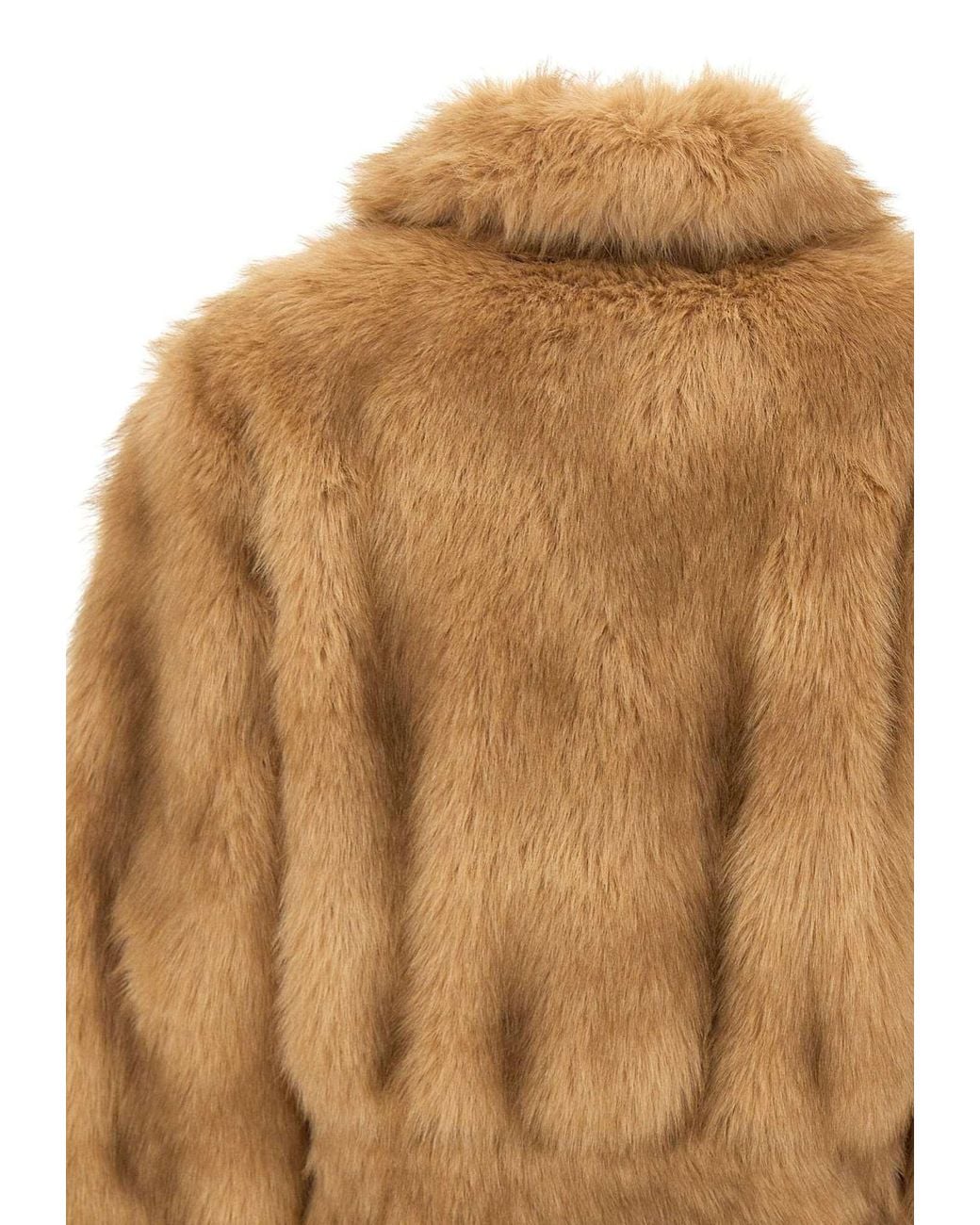 Stand Studio Brown Lena Faux Fur Jacket