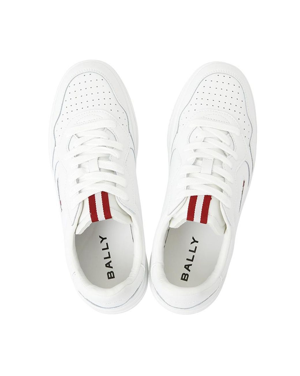Bally White Round-Toe Low-Top Casual Shoes for men