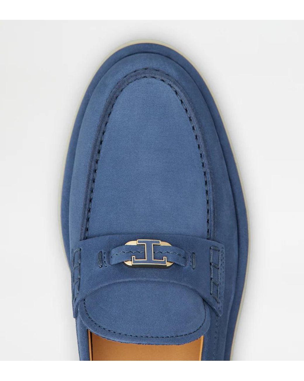 Tod's Blue Loafers