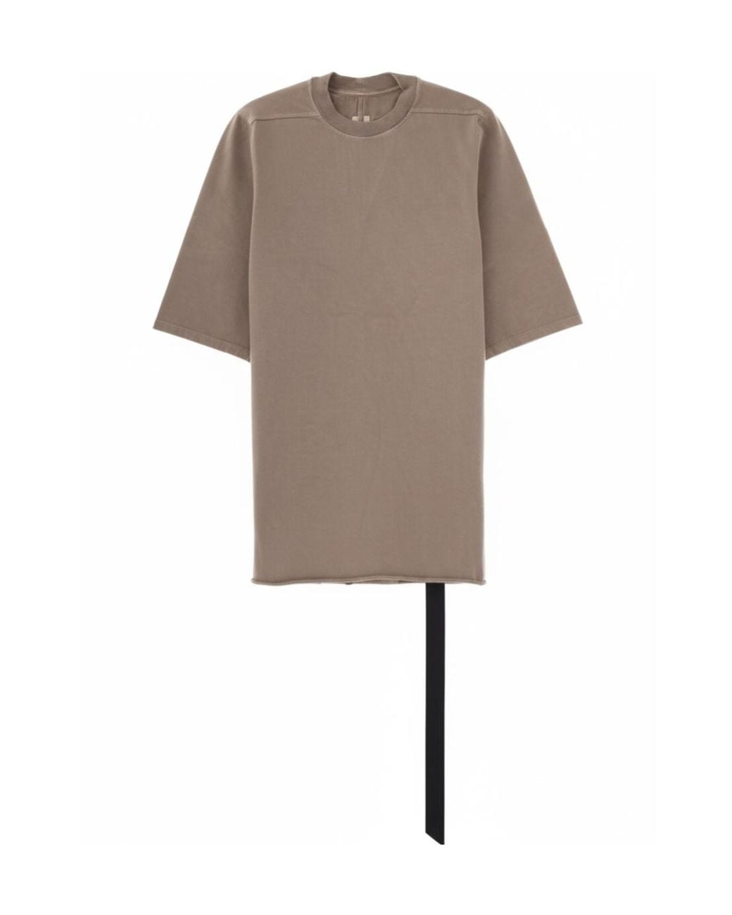 Rick Owens Natural Round Neck T-Shirt for men