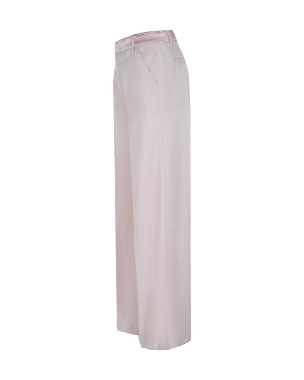 Dondup Purple High-Rise Wide-Leg Pants