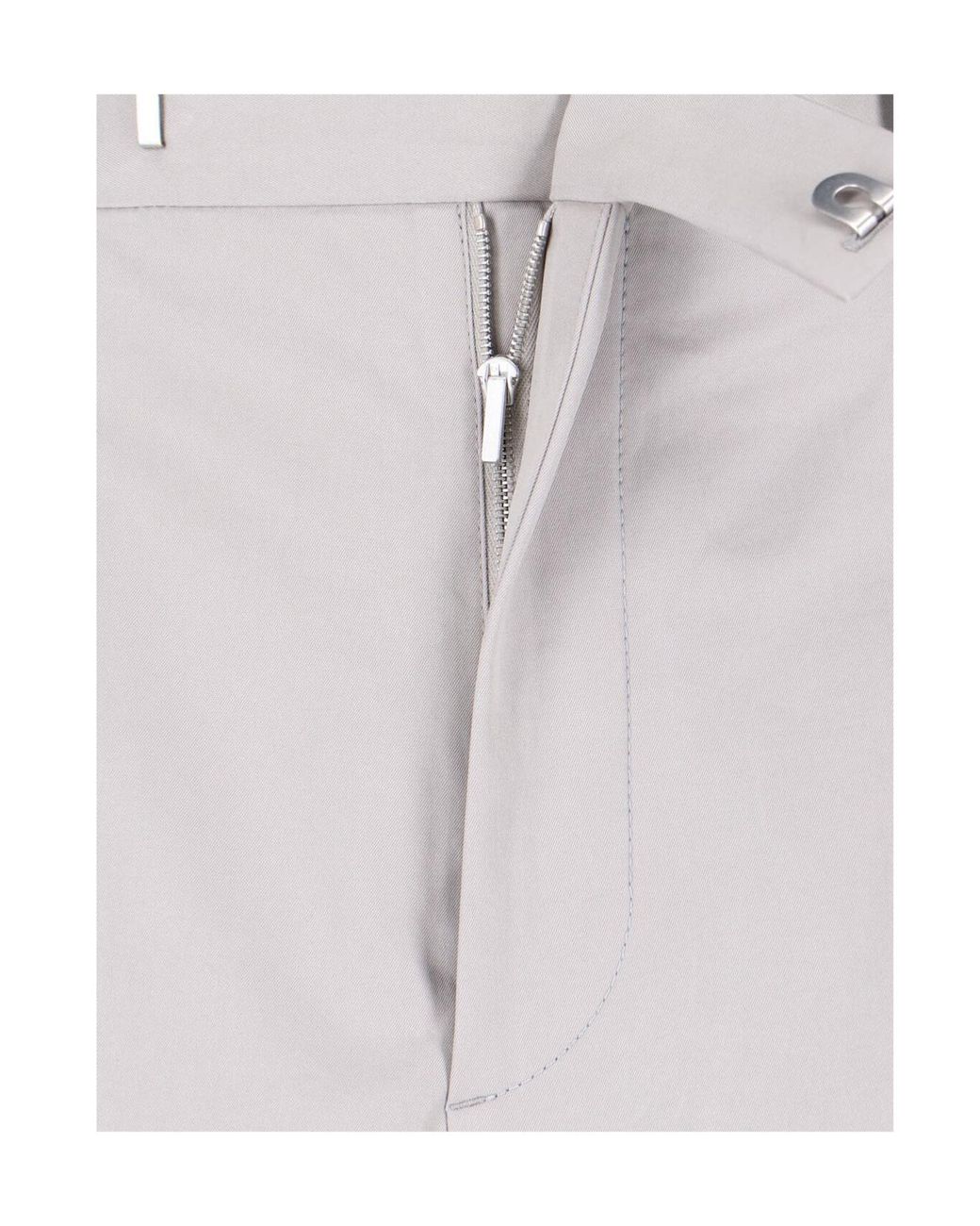 Jil Sander White High-Waisted Tailored Wide-Leg Trousers for men
