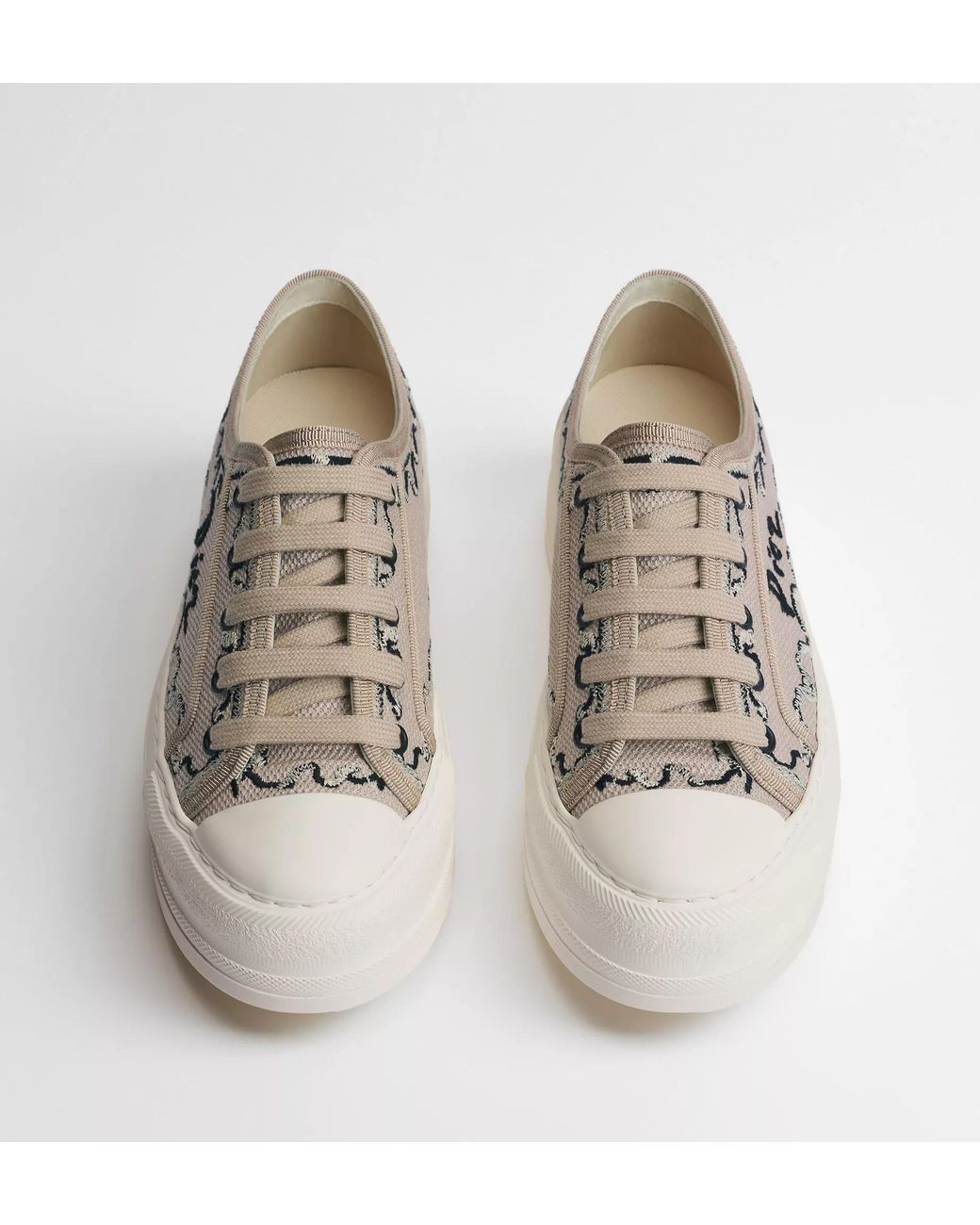 Dior Gray Iviera Walk'N' Platform Sneaker