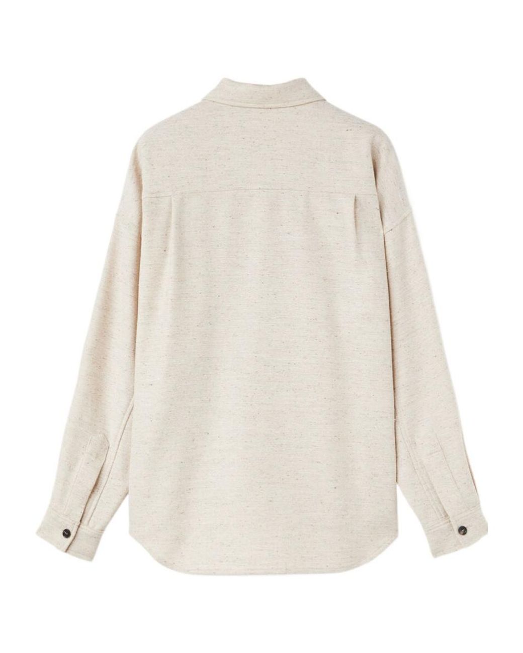 Loro Piana Natural Jenna Collared Button-Up Shirt