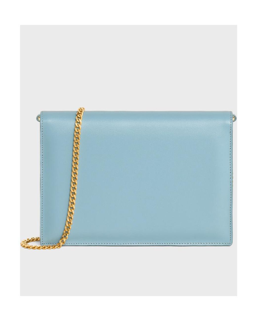 Céline Blue Clutch Soir Triomphe
