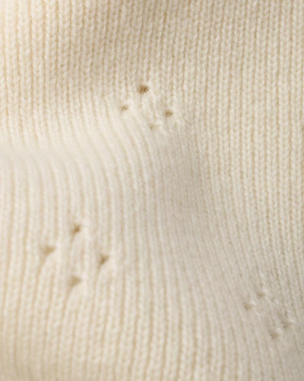 Prada White Cashmere Scarf