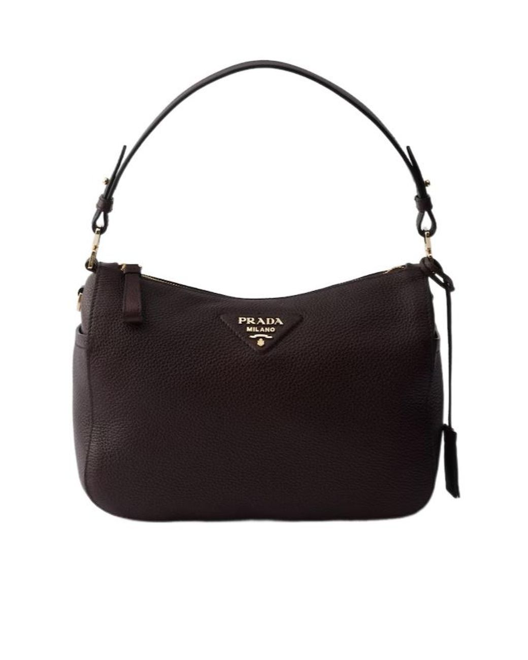 Prada Black Pelle Medium Shoulder Bag