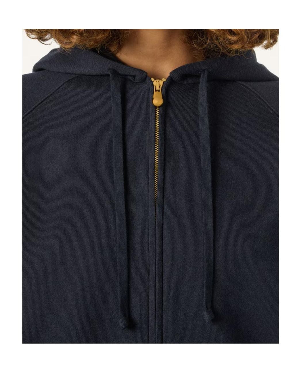 Loro Piana Blue Viera Bomber Jacket