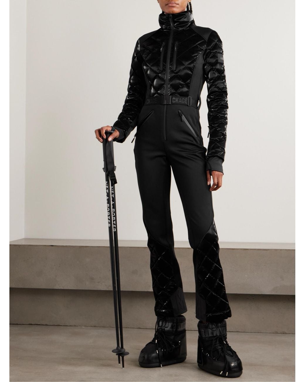 Mackage Black High-Necked Bodysuit
