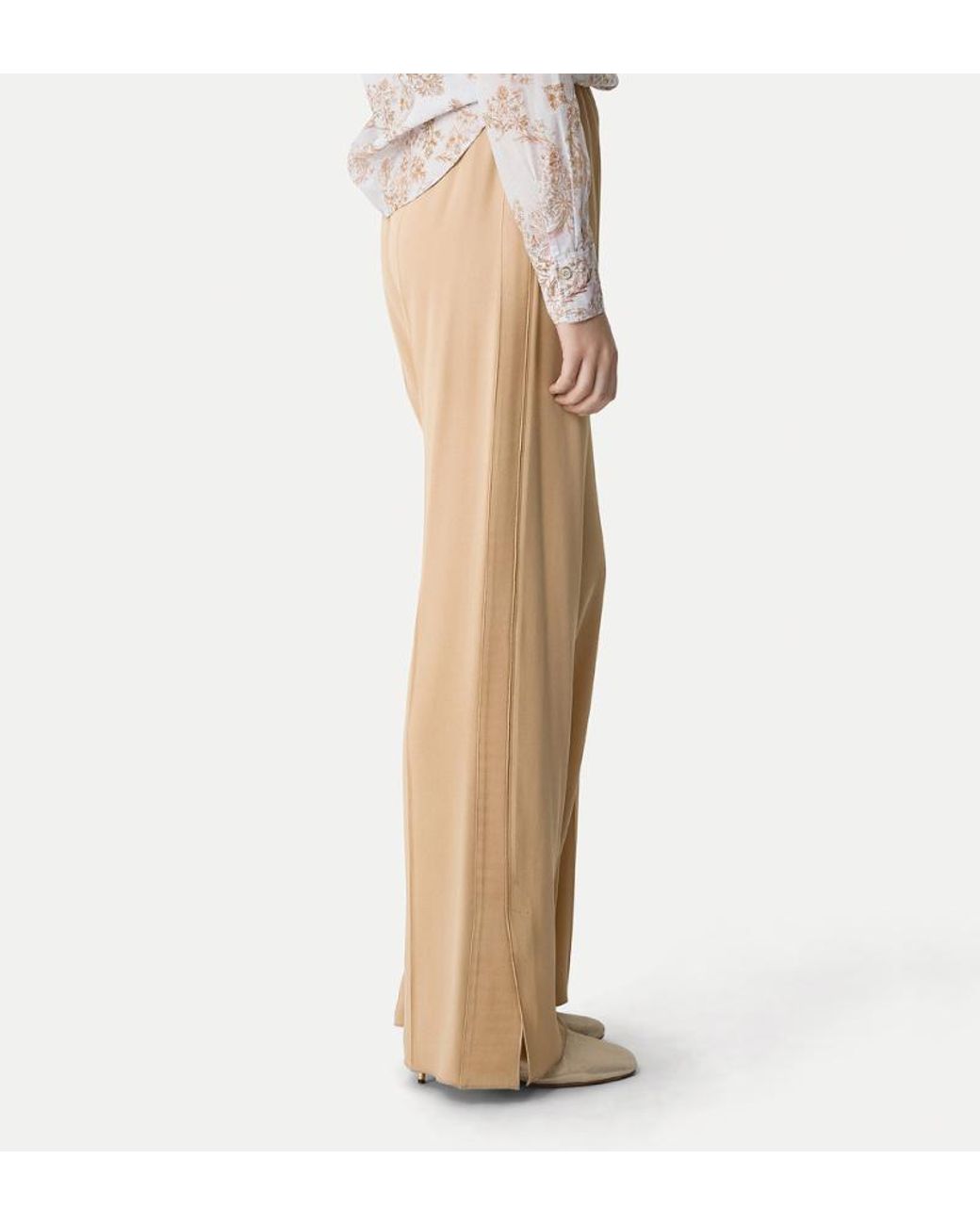 Forte_forte Natural Elastic-Waistband Trousers