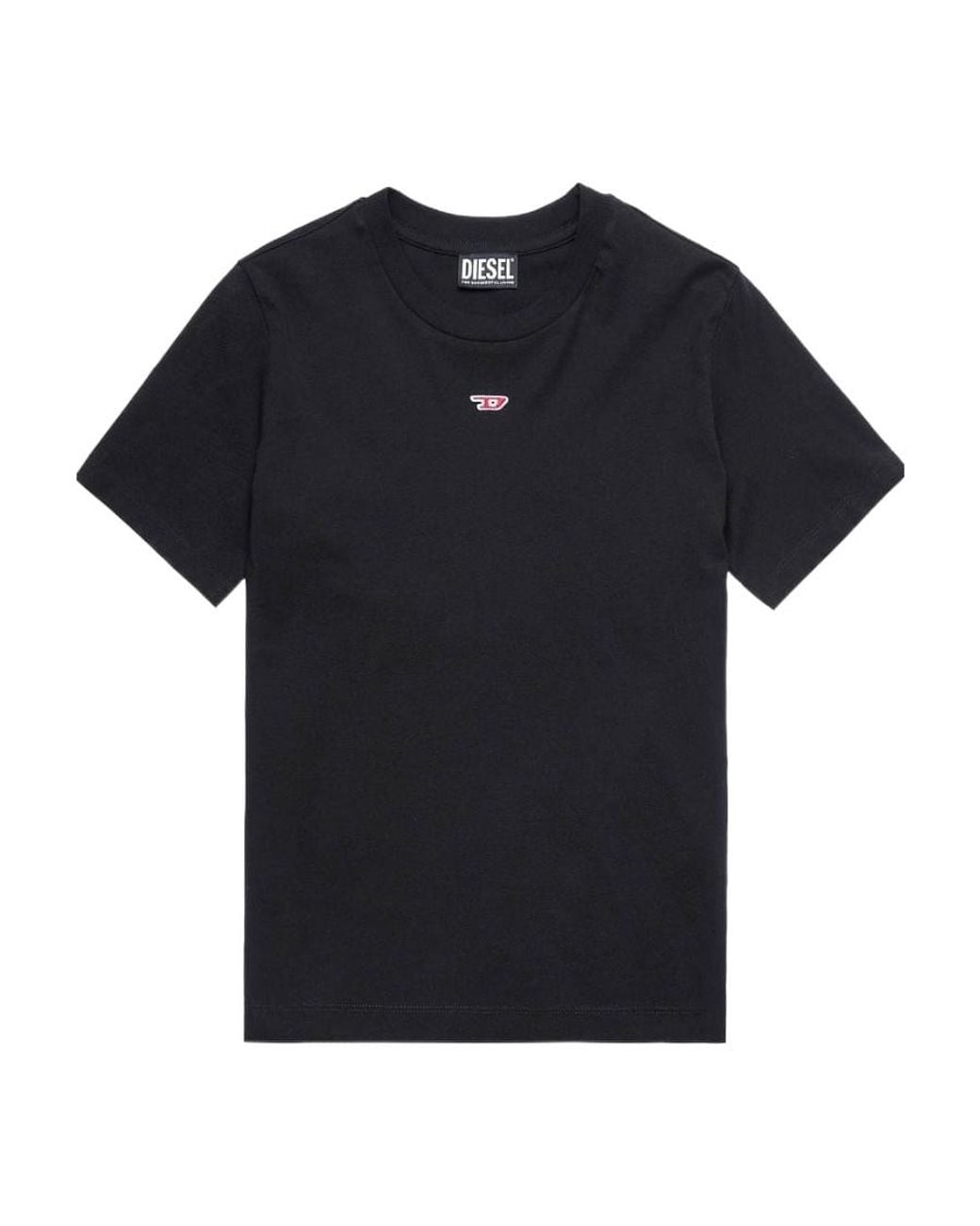 DIESEL Black T-Reg-D Cotton T-Shirt