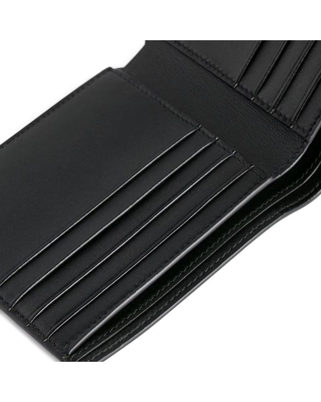 Balenciaga Black Passport Square Folded Wallet for men