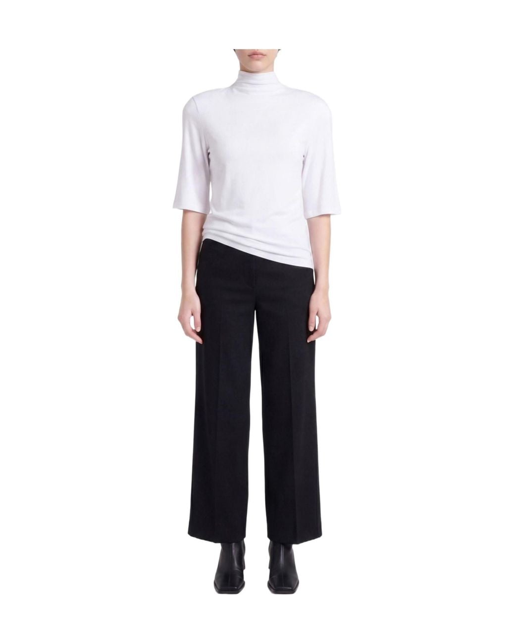 Jacquemus White Solid-Colored T-Shirt