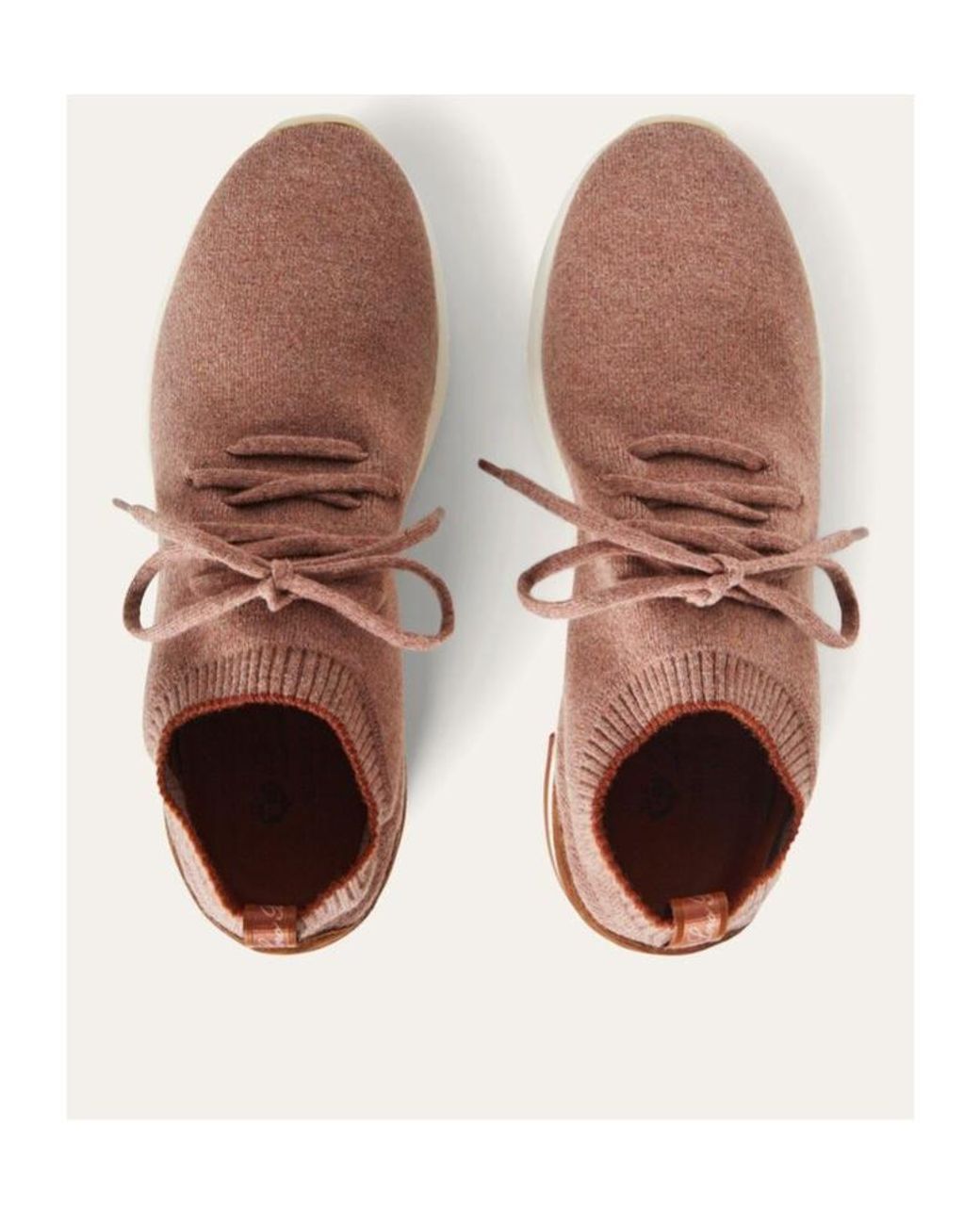 Loro Piana Brown 360 Lp Flexy Lace-Up Walk Sneakers for men