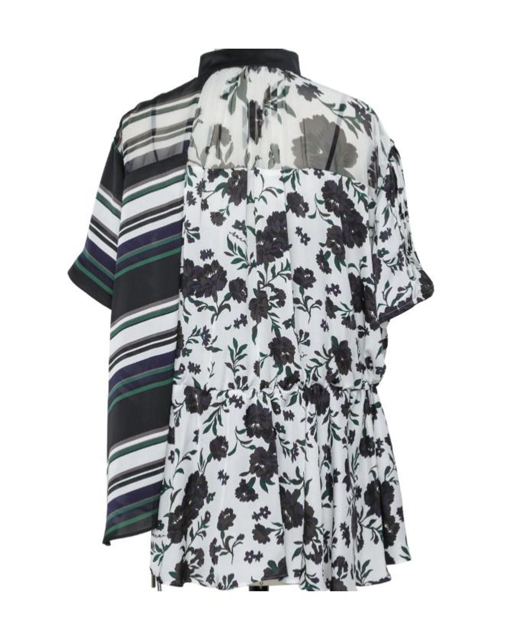 Sacai Multicolor Short-Sleeve Blouse