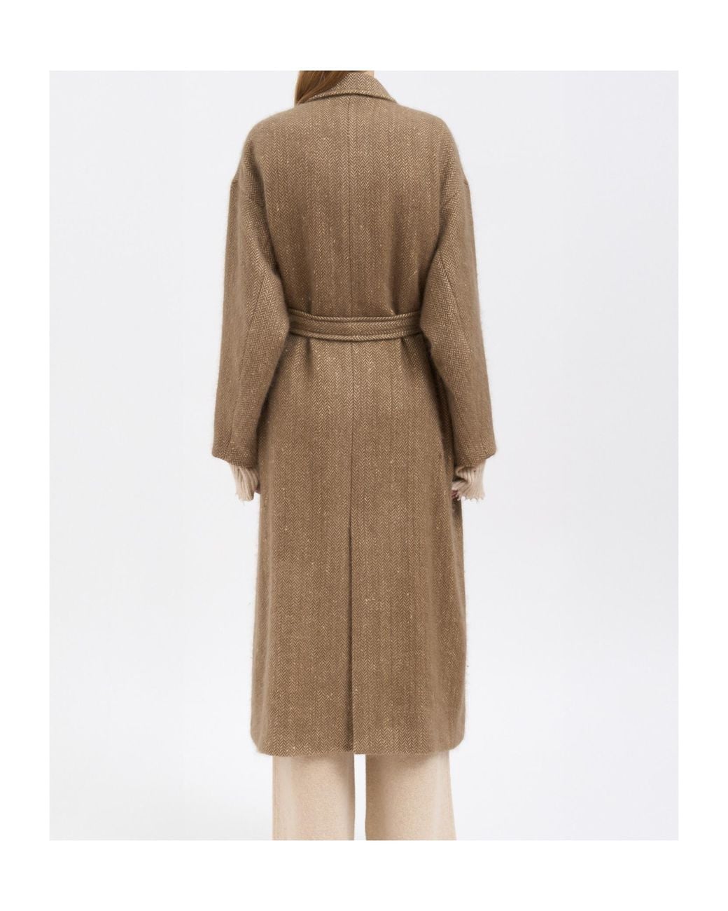 Uma Wang Natural Long-Sleeved Coat