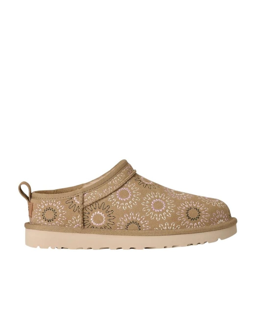 Ugg Brown Sun-Stitched Slippers