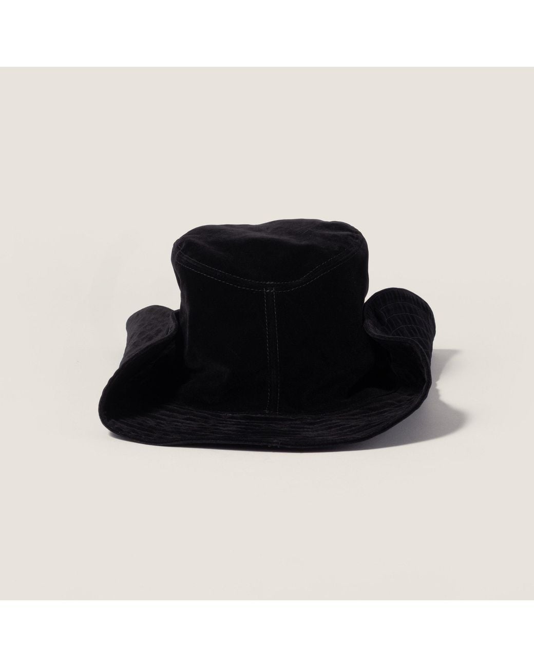 Miu Miu Black Velvet Cowboy Hat