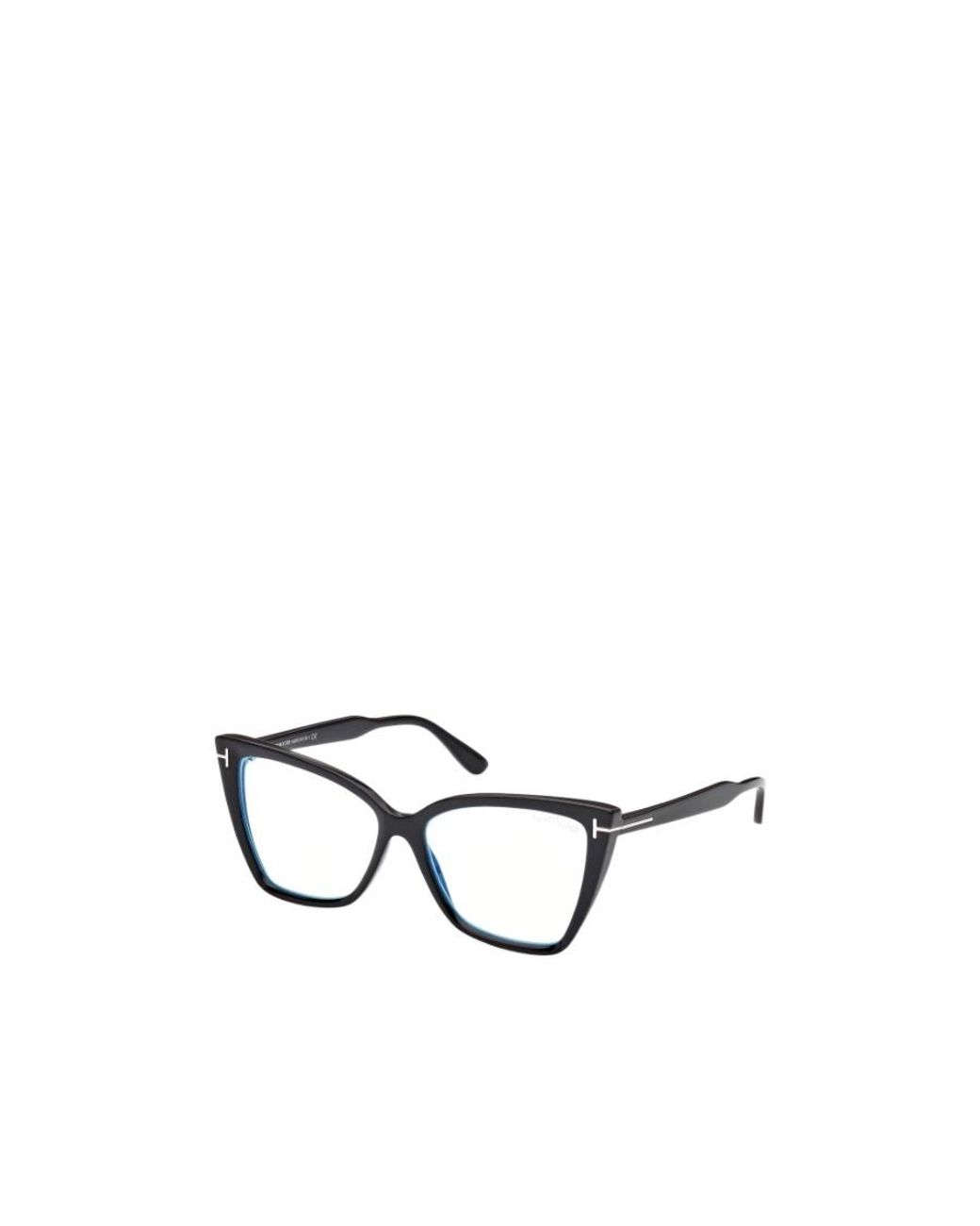 Tom Ford White Eyewear Cat-Eye Frame Glasses