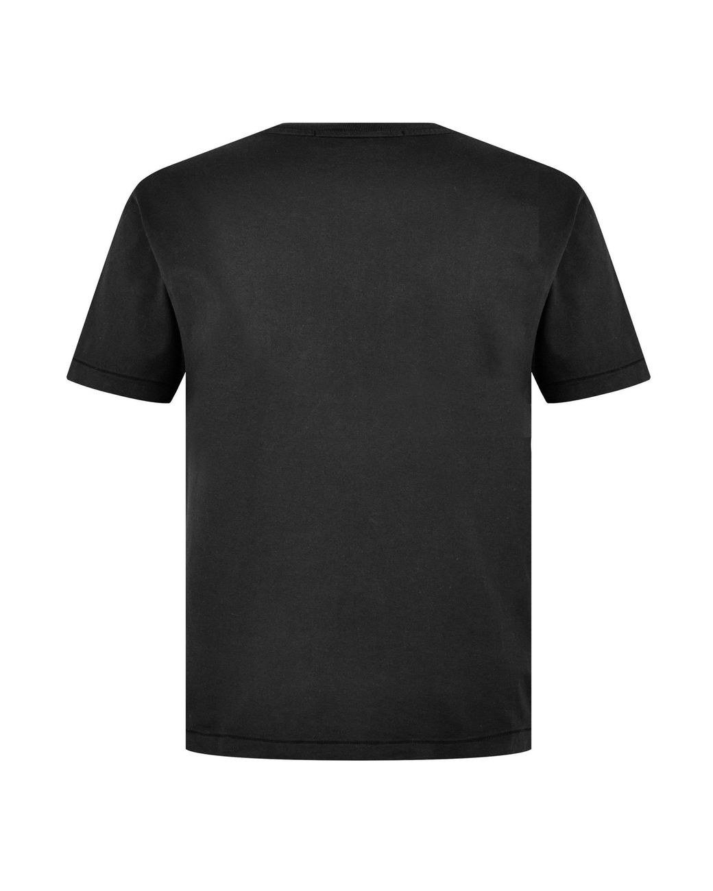 Stone Island Gray Logo Patch T-Shirt for men