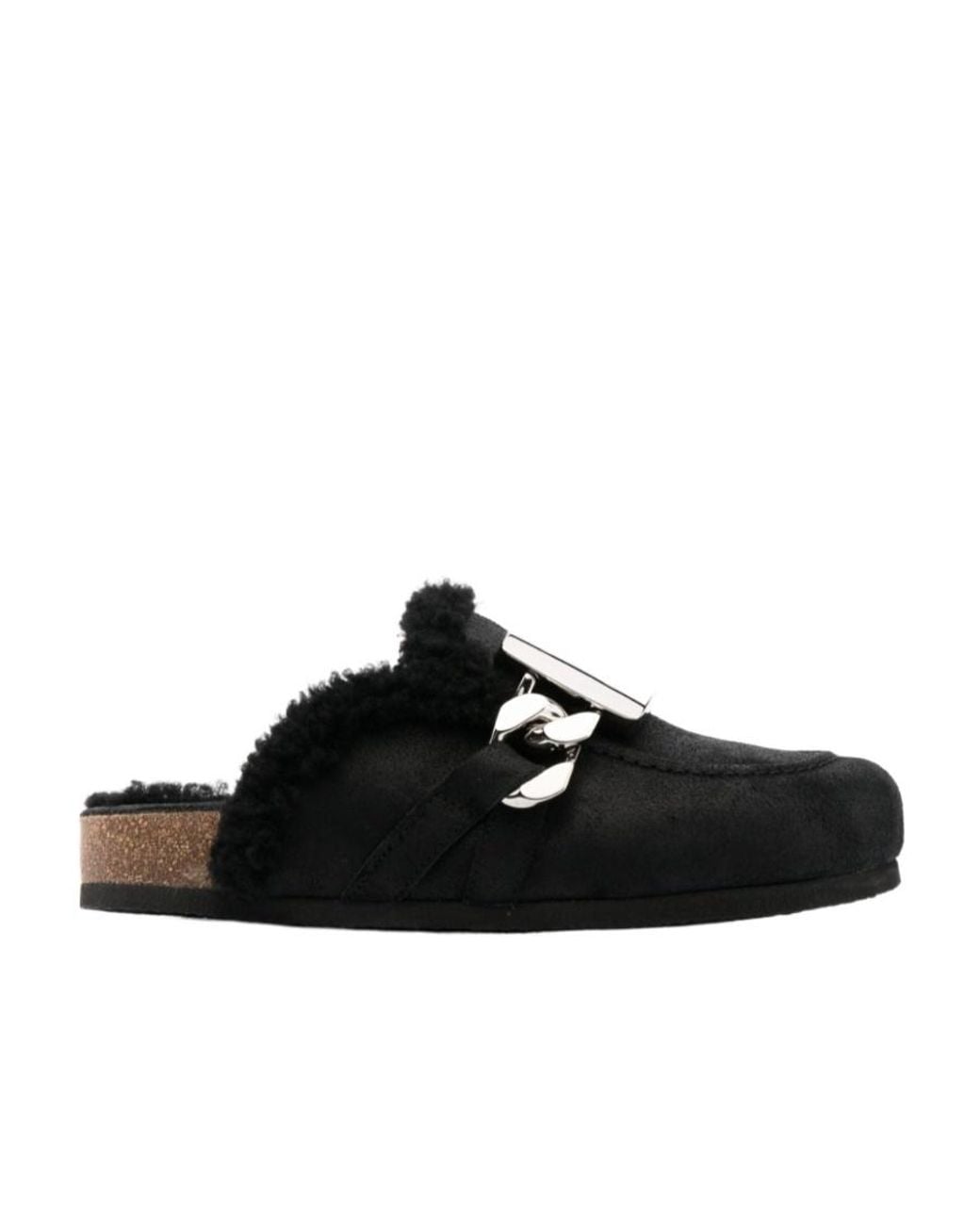 J.W. Anderson Black Open-Heel Muller Shoes