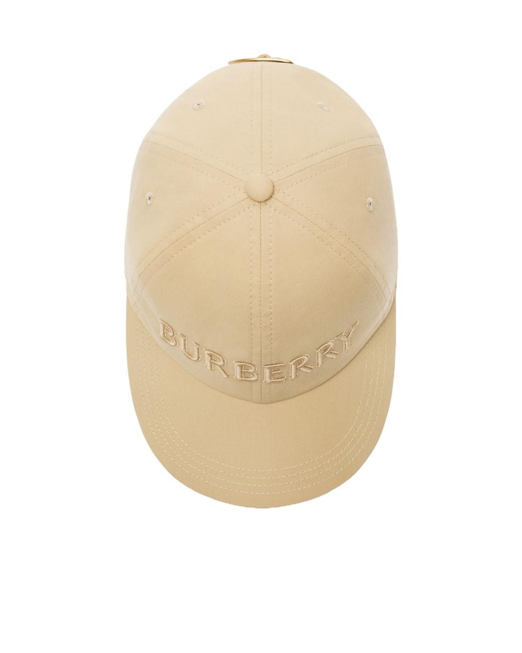 Burberry Natural Logo Embroidered Baseball Cap for men