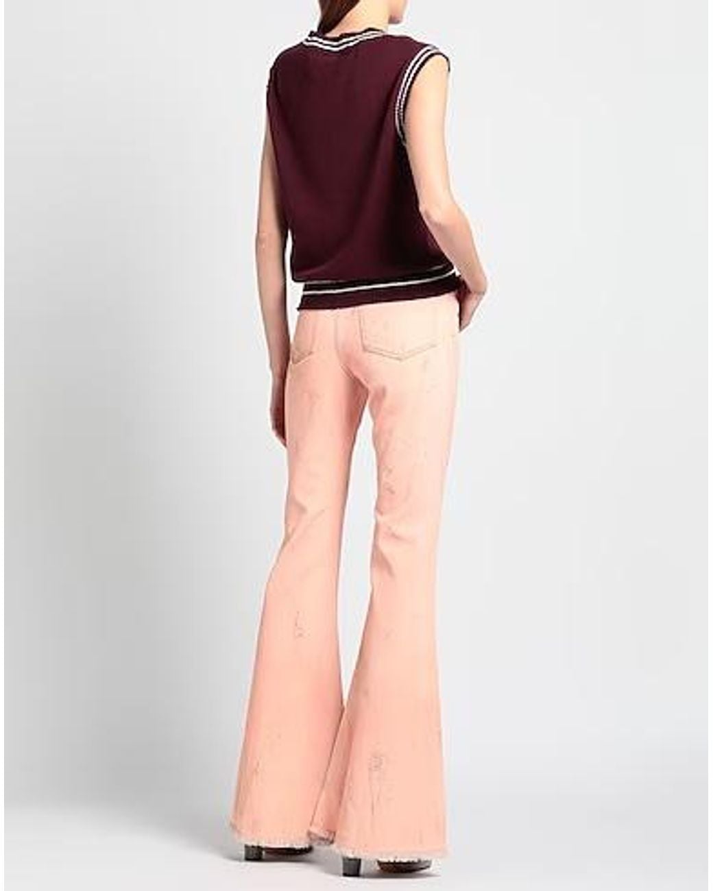 Sportmax Pink Bootcut Jeans