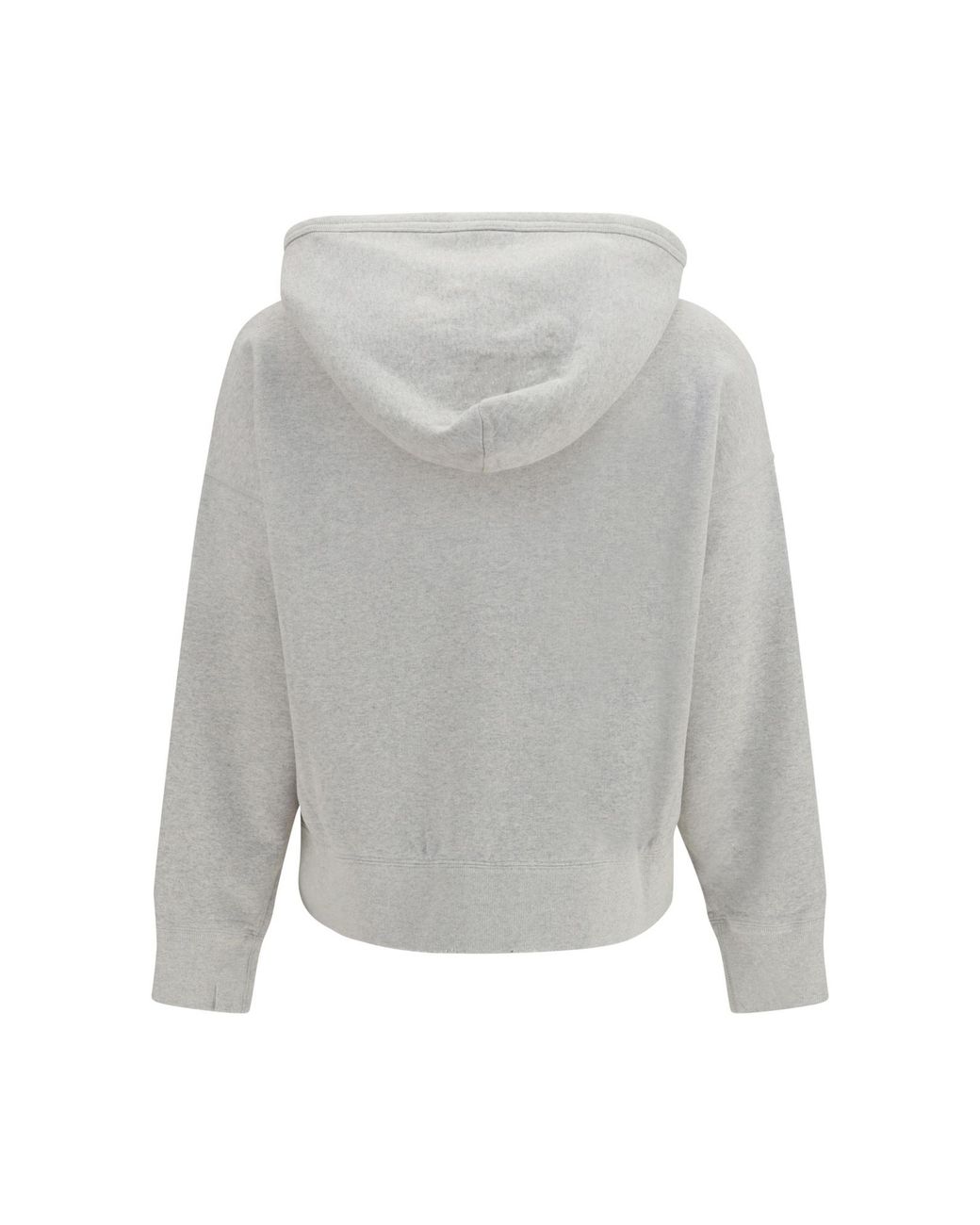 Prada White Embellished Long-Sleeved Hoodie