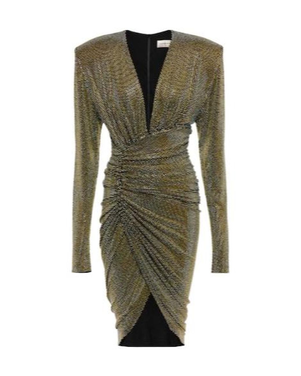 Alexandre Vauthier Green Crystal-Embellished Jersey Minidress