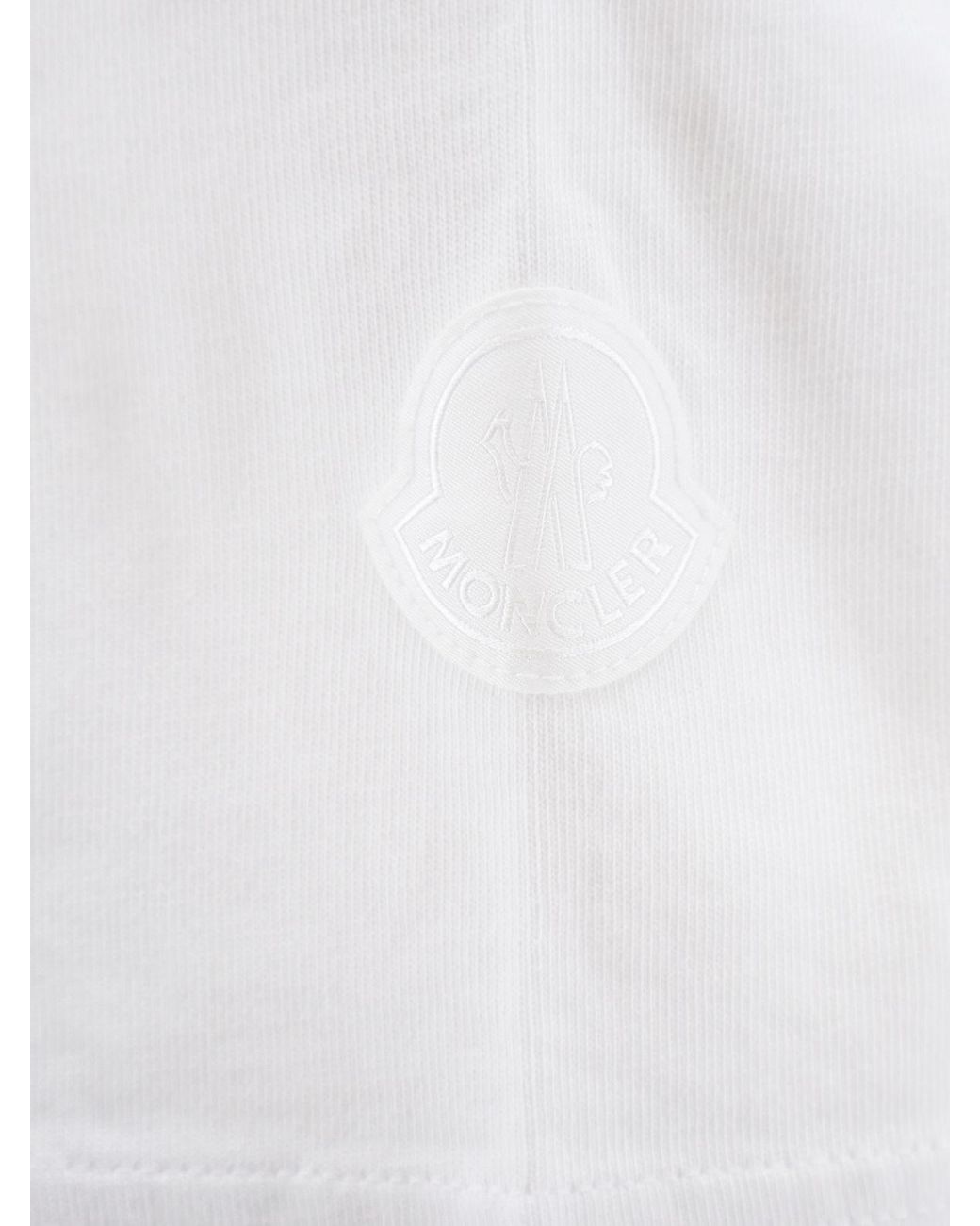 Moncler Blue Logo Print T-Shirt