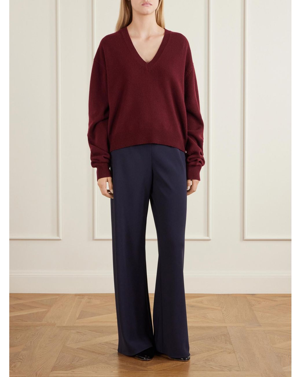 Nili Lotan Red Cashmere Sweater
