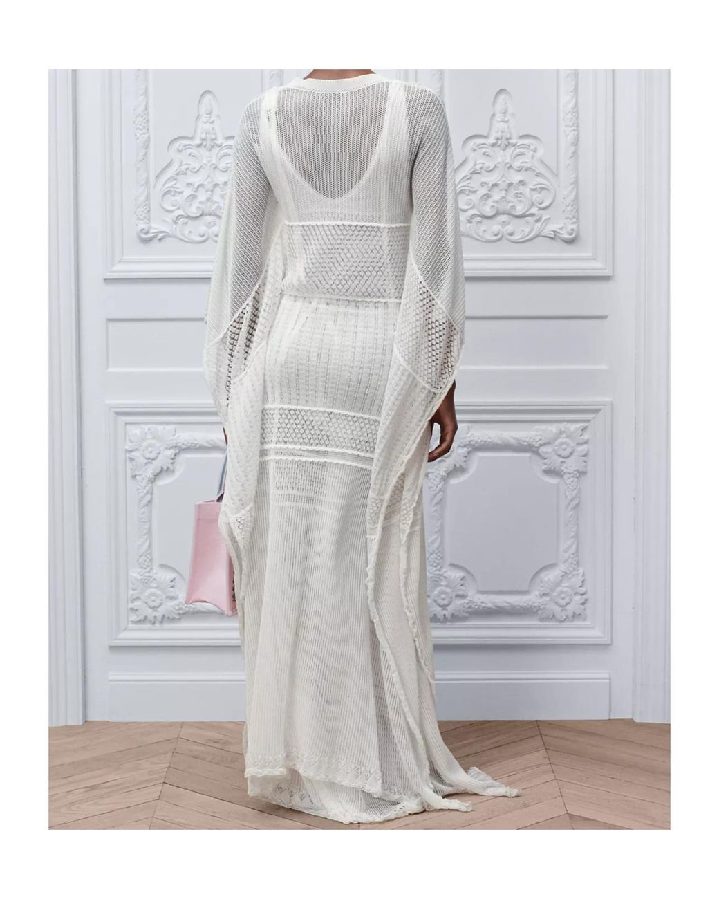 Dior White Iviera Long Dress