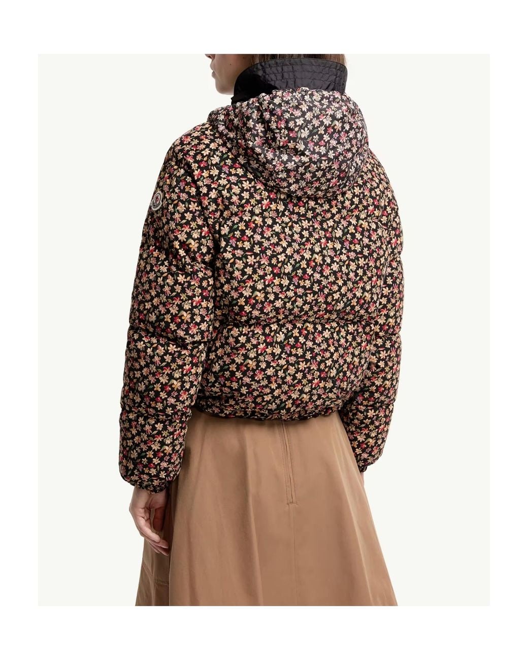 Moncler Brown Becfigue Hooded Down Jacket