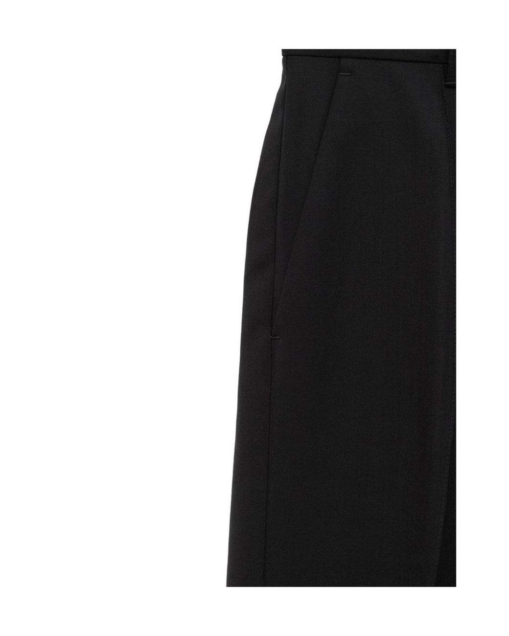 Phoebe Philo Black Split Skirt