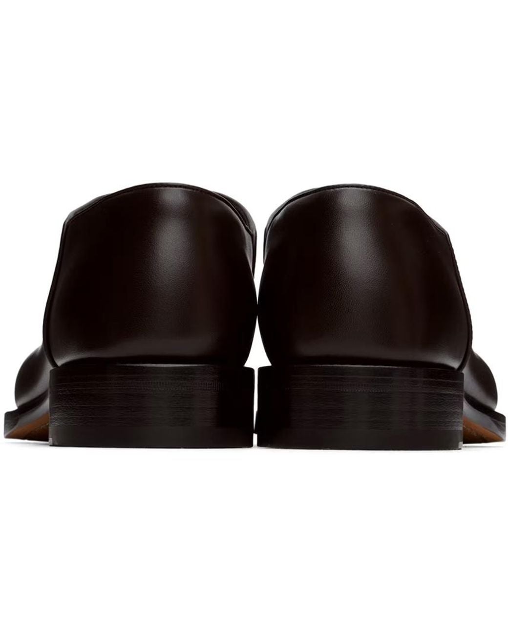 The Row Brown Round-Toe Loafers for men